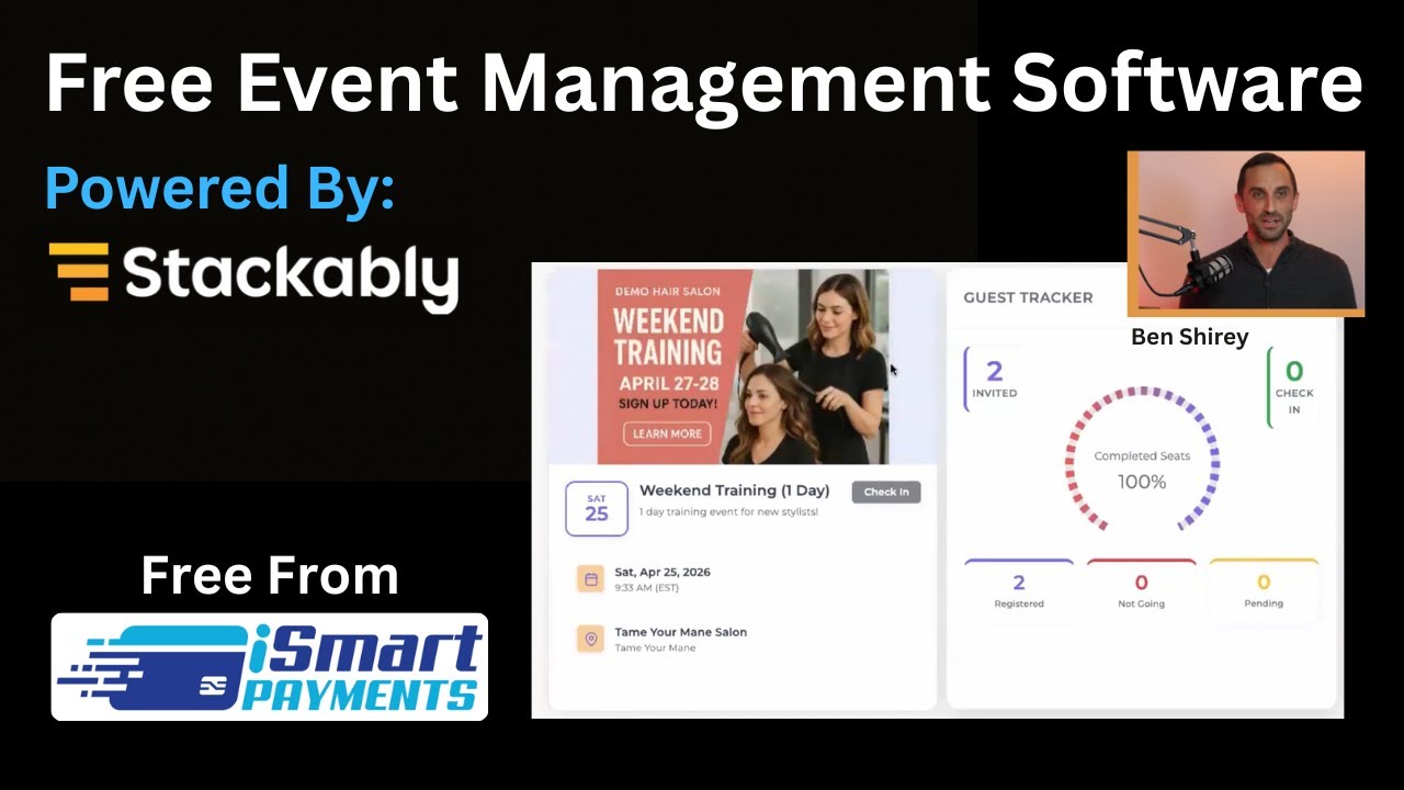 📆 Free Event Management Software from Stackably 💳