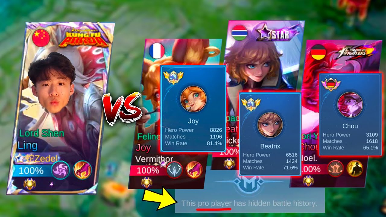 EX GLOBAL 2 LING VS PRO PLAYER & FULL 300+ STARS ENEMY TEAM 💀⚔️(battle of titan)