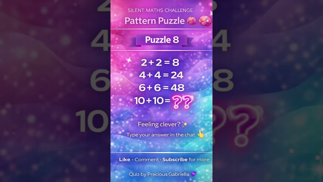 Maths quiz 🧮silent livestream