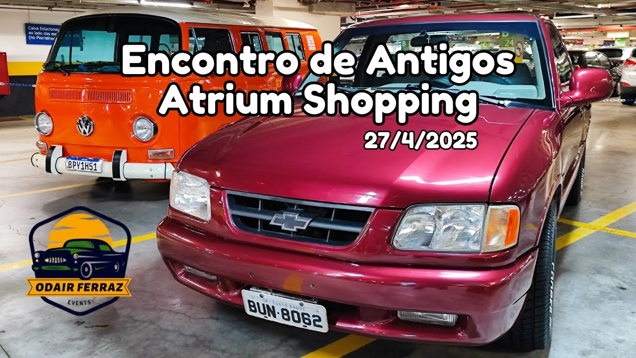 Encontro de Carros Antigos Atrium Shopping Santo André - 27/4/2025