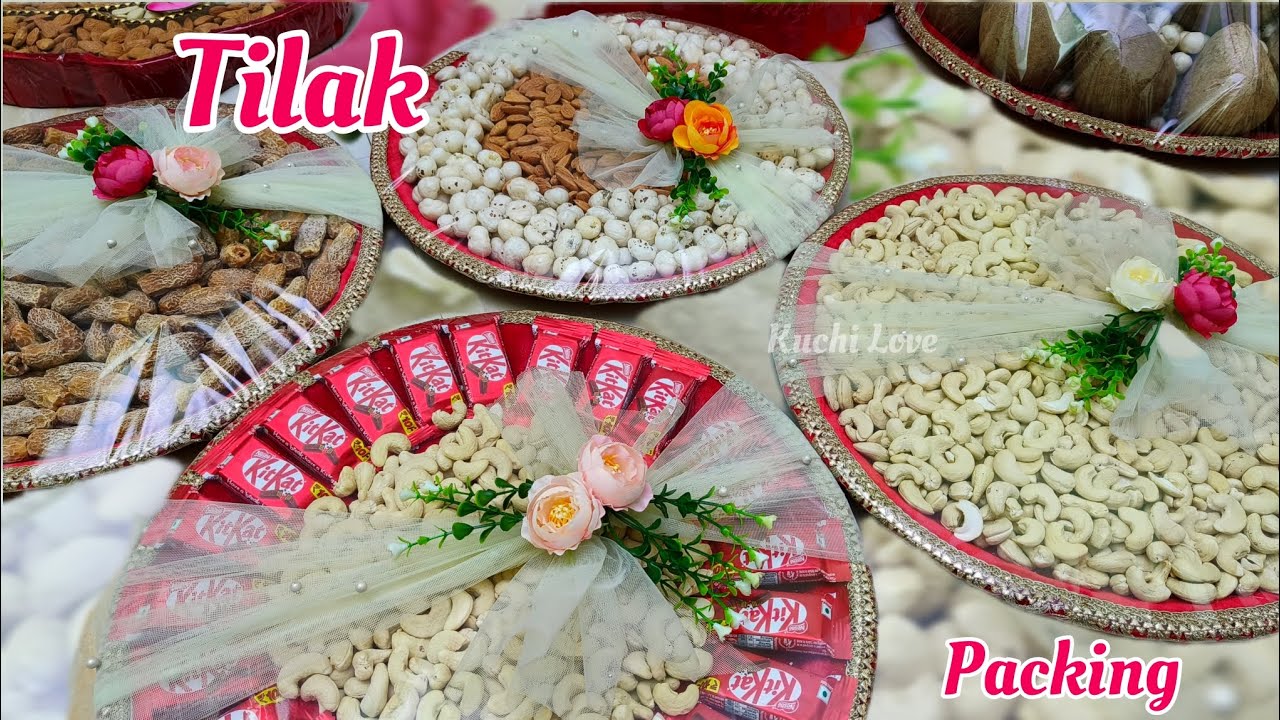 Dry fruit packing for Tilak / Wedding