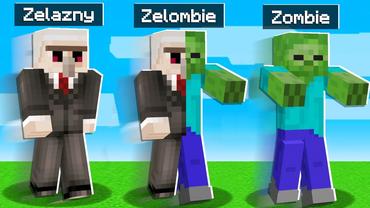 ZAMIENIAM SIĘ w MOBA który mnie UDERZY w MINECRAFT!