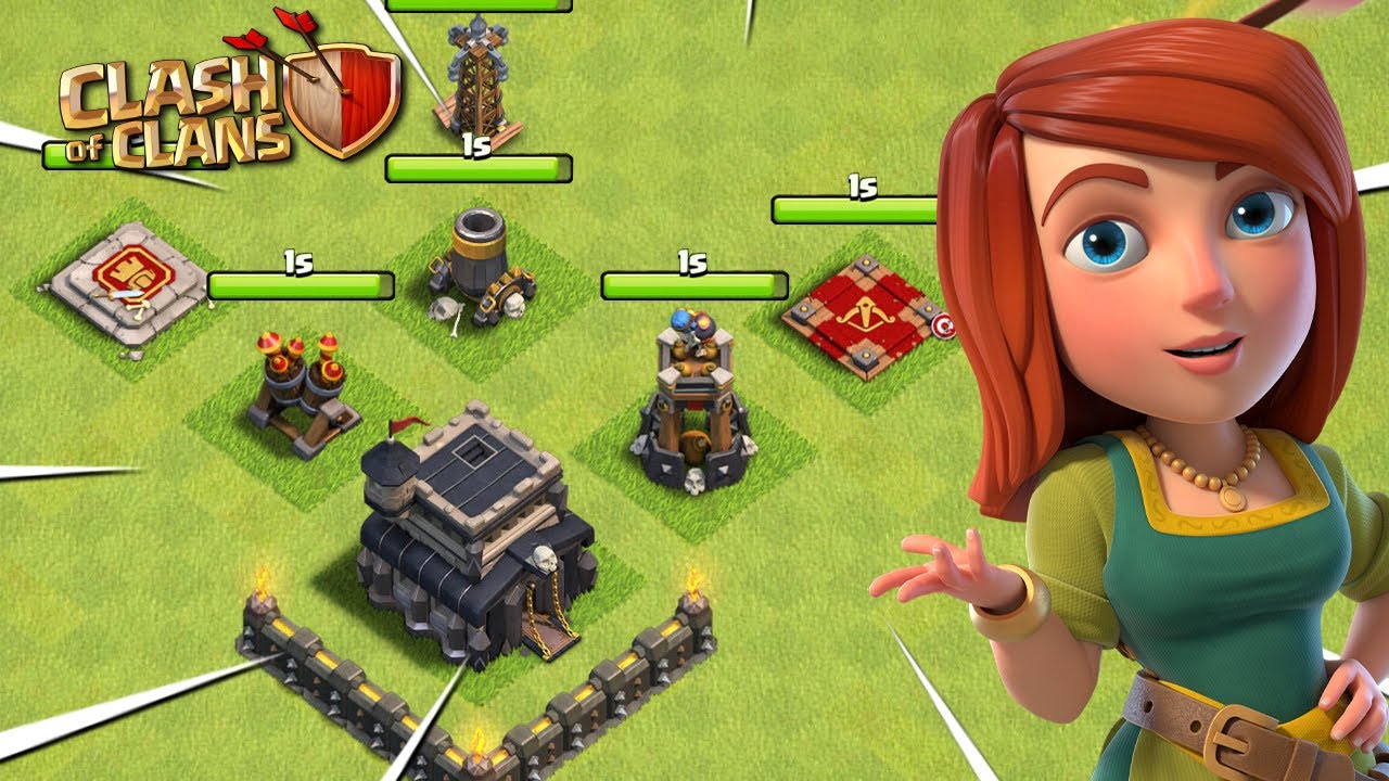 MON COMPTE HDV9 DEVIENT TROP FORT ?! Clash of Clans