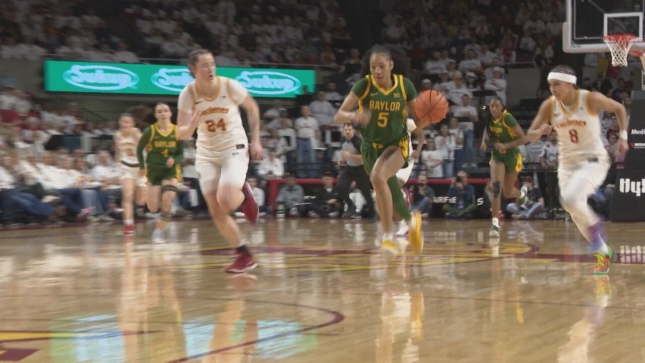 Taliah Scott’s late shot lifts No. 22 Baylor over No. 10 Iowa State 72-70