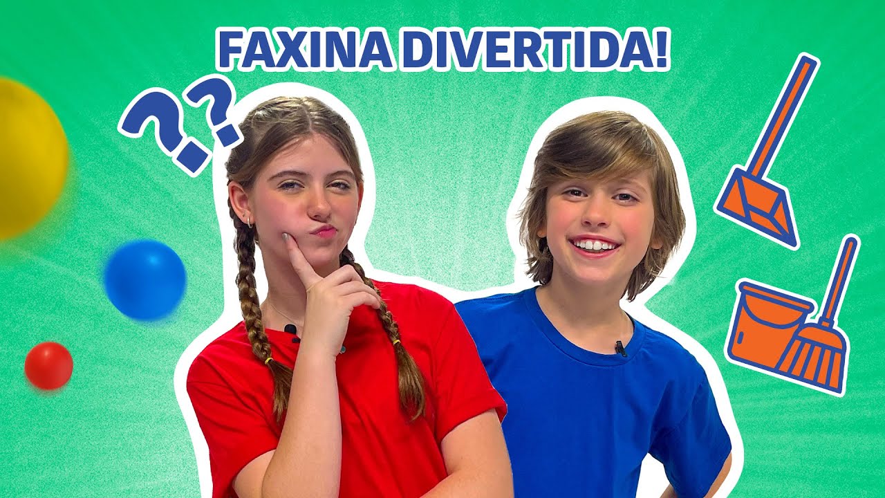 LORENA e ENRICO QUEIROZ brincam com BRINQUEDOS DE LIMPEZA - Brink+