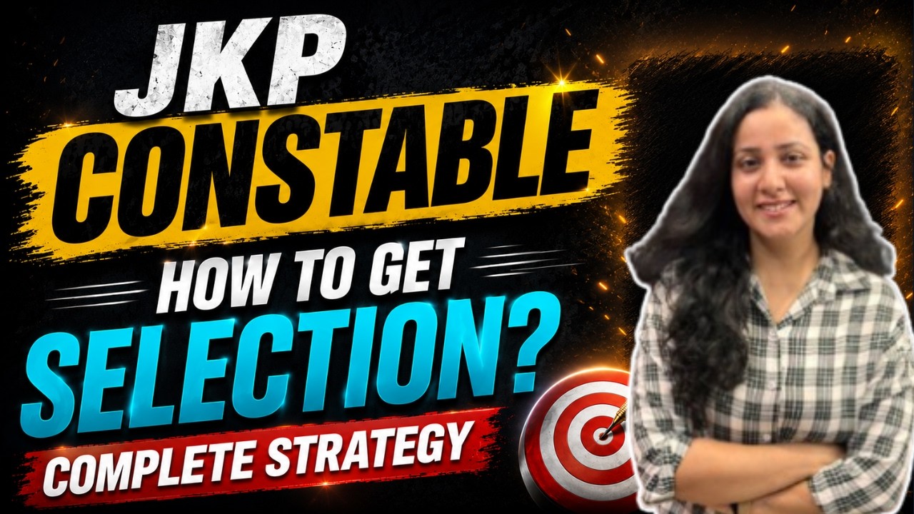 Jk Police Constable : How to get selection ?