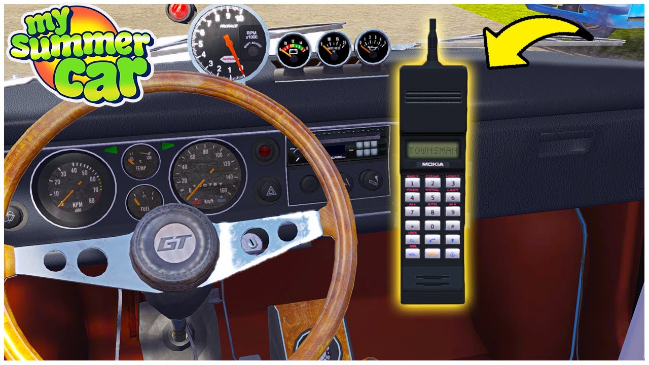 My Summer Car Mod | سيارة الصيف مود : صار عندي جوال لاسلكي 😂