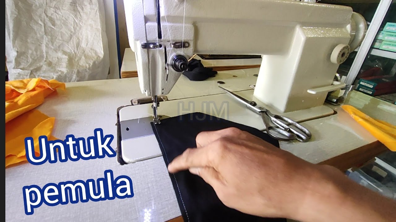MARI BELAJAR MENJAHIT untuk pemula  mengoperasikan mesin jahit typical
