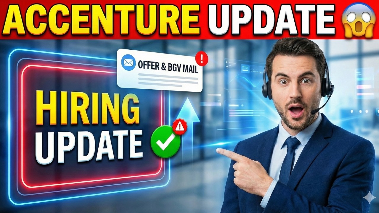 Accenture Mass Hiring 2026 🔥 BGV Started? Phase 3 Exam Truth | Latest Hiring Update