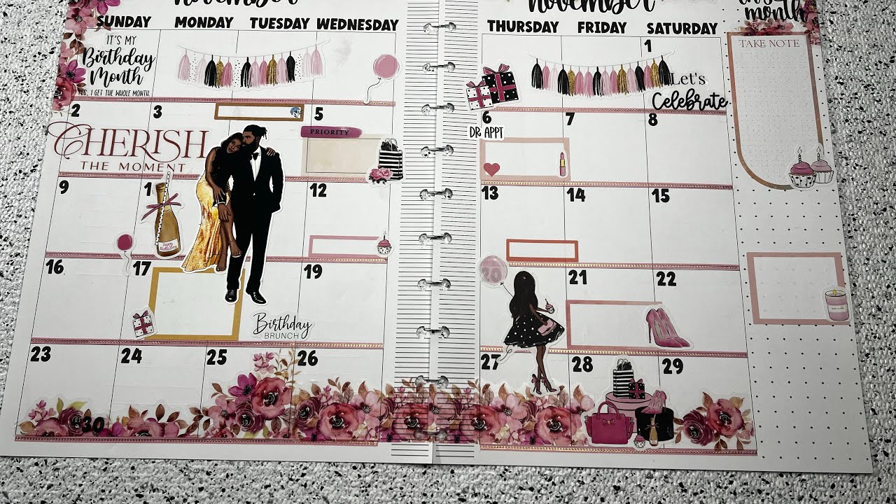 November plan with me///Birthday month celebration.