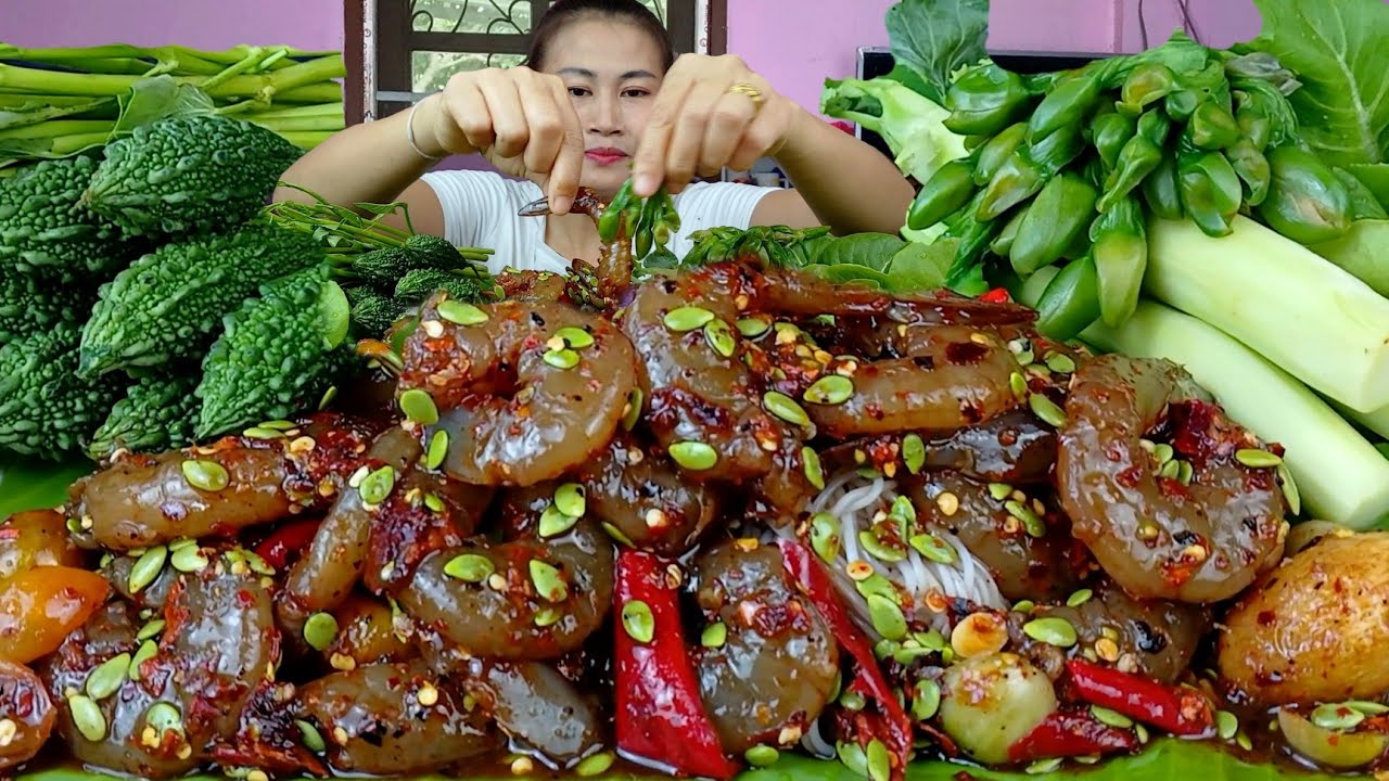 กุ้งดองซีอิ๊วเนื้อแน่นหวานตำเผ็ดๆนัวแซ่บจัดจ้านคักจ้า|หนิงมาพาแซ่บ3 เมษายน 2026