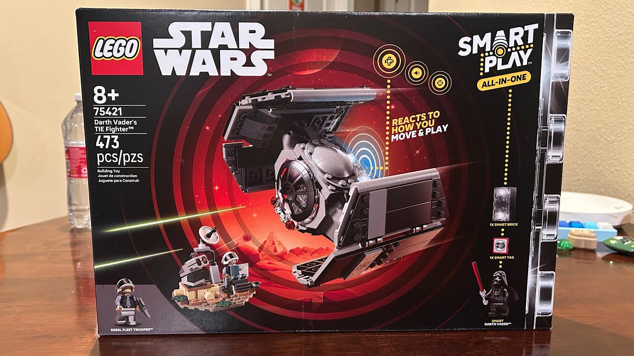 LEGO Smart Brick is here!!! - Darth Vader’s TIE Fighter 75421 REVIEW + SPEED BUILD
