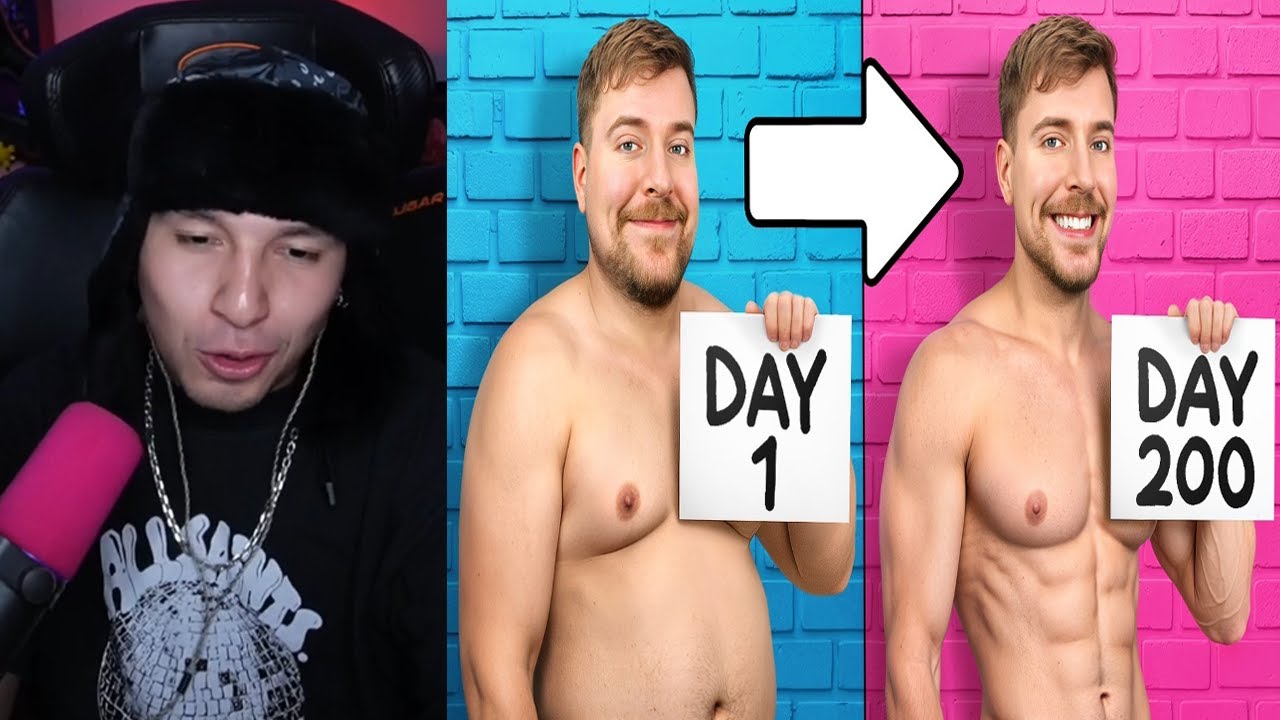 RobertoCein REACCIONA a ¡Pierde 45 kg, Gana 250,000 Dólares! | Mr beast