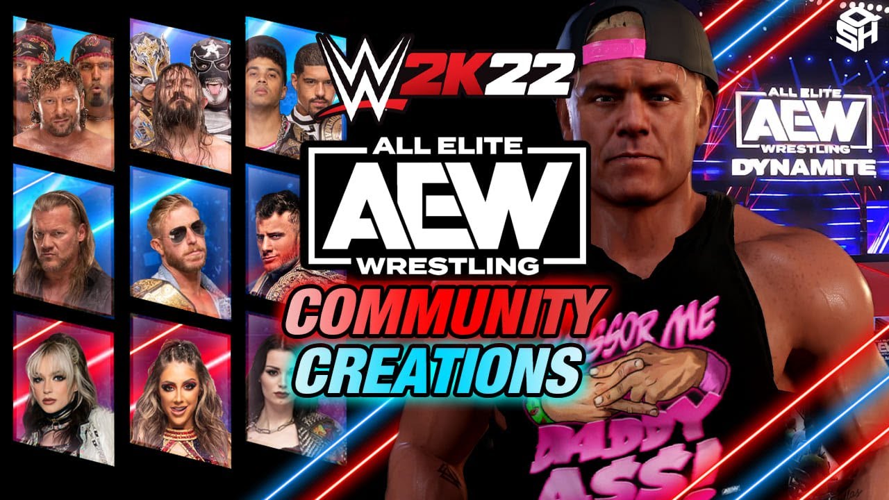 WWE 2K22 NEW AEW DYNAMITE ARENA / AEW COMMUNITY CREATIONS SHOWCASE