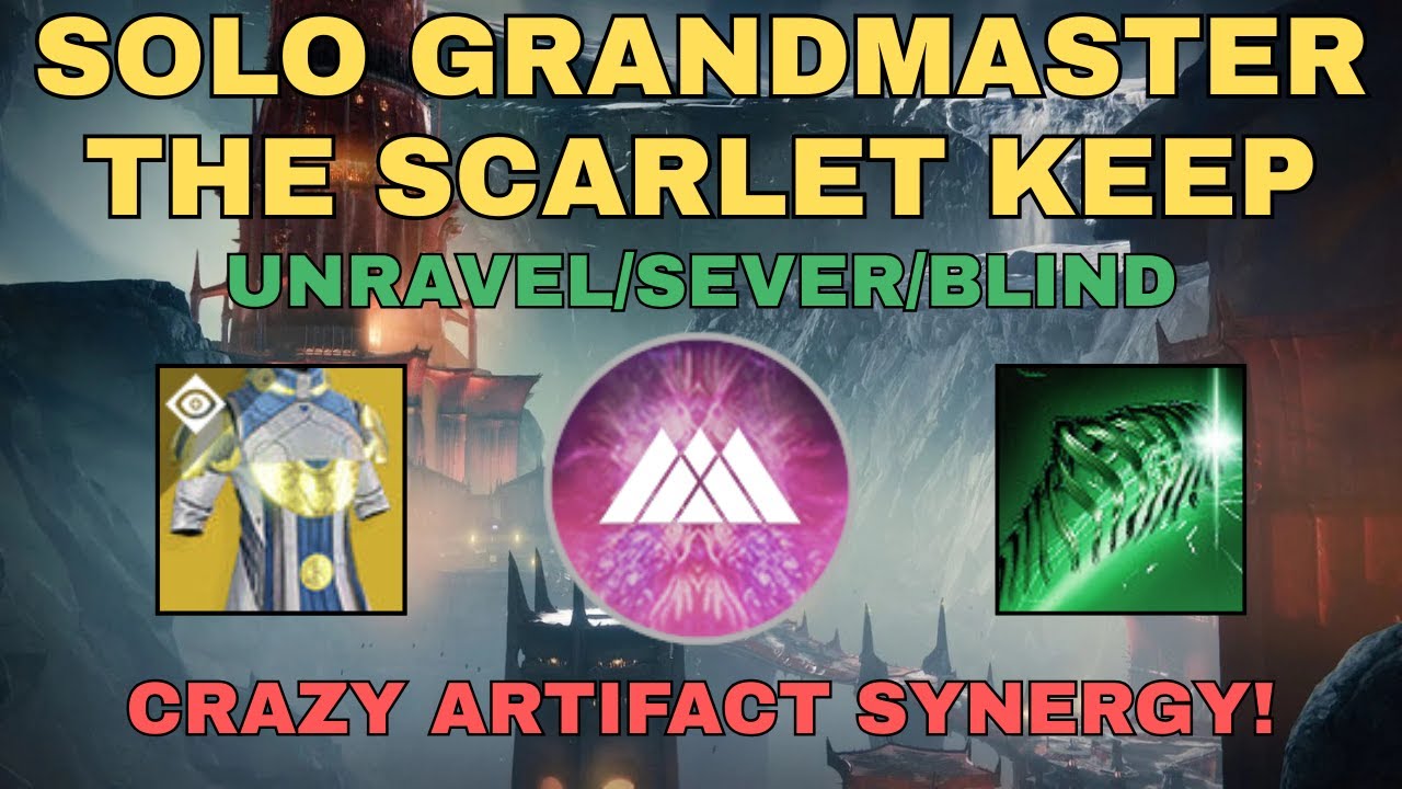 Solo Grandmaster: The Scarlet Keep on Prismatic Warlock (Crazy Build!)