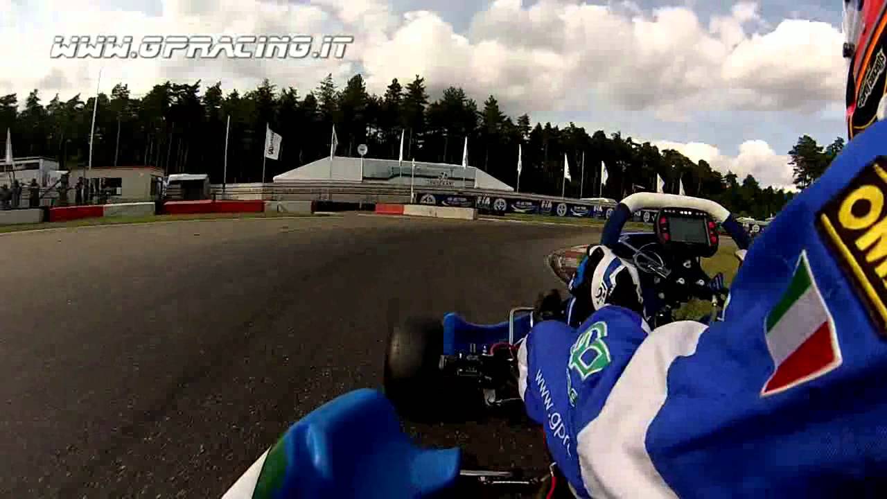 Daniel Bray at Genk European KZ2 Championship