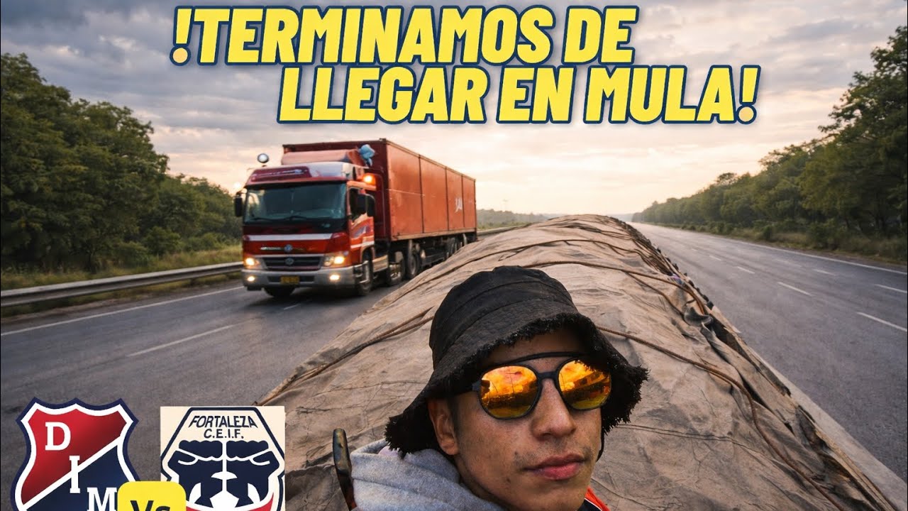 VIAJE A BOGOTÁ #2  / MEDELLÍN VS FORTALEZA LIGA BETPLAY 2025 / terminamos de llegar en mula 