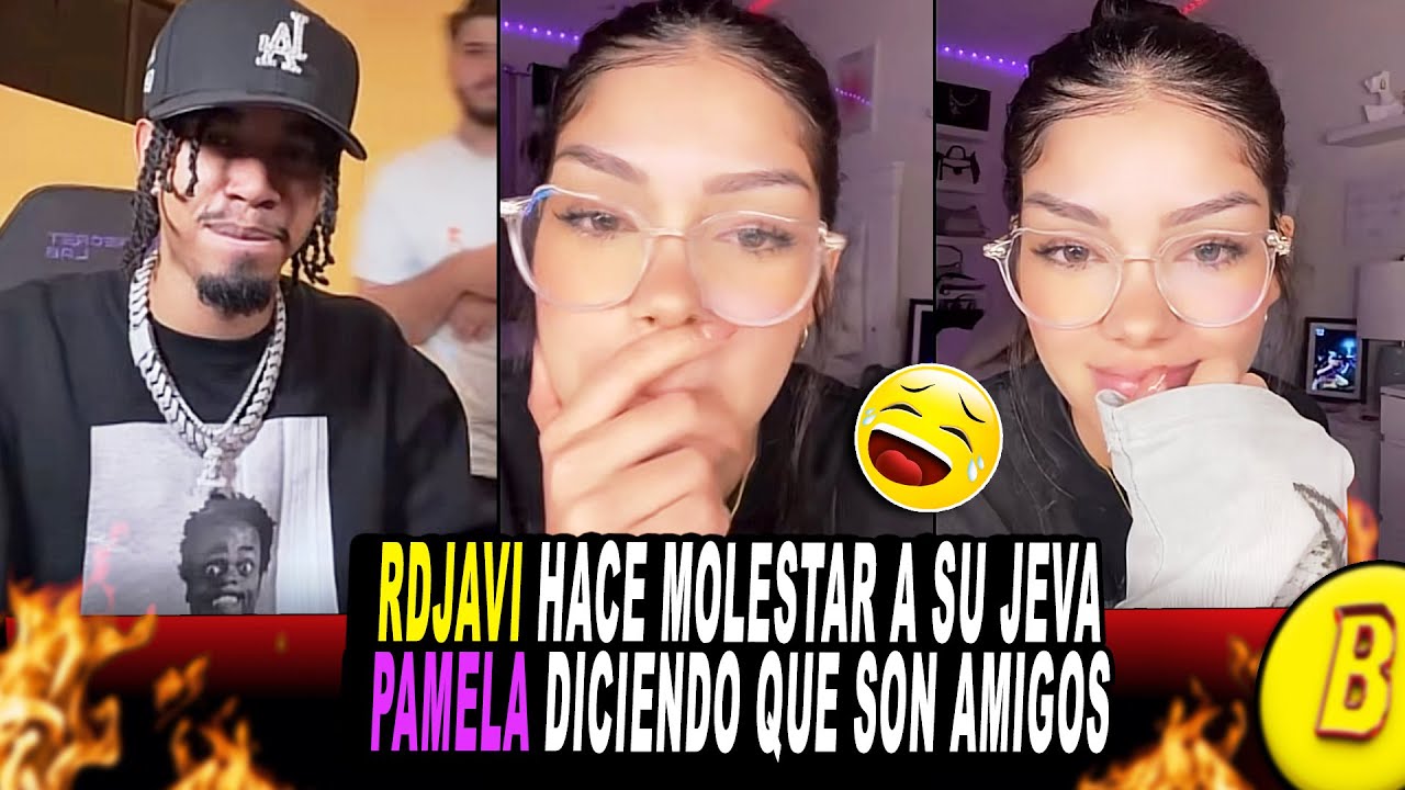 RDJAVI HACE MOLESTAR A SU JEVA PAMELA DICIENDO QUE SOLO SON AMIGOS EN LIVE DE TIKTOK😅