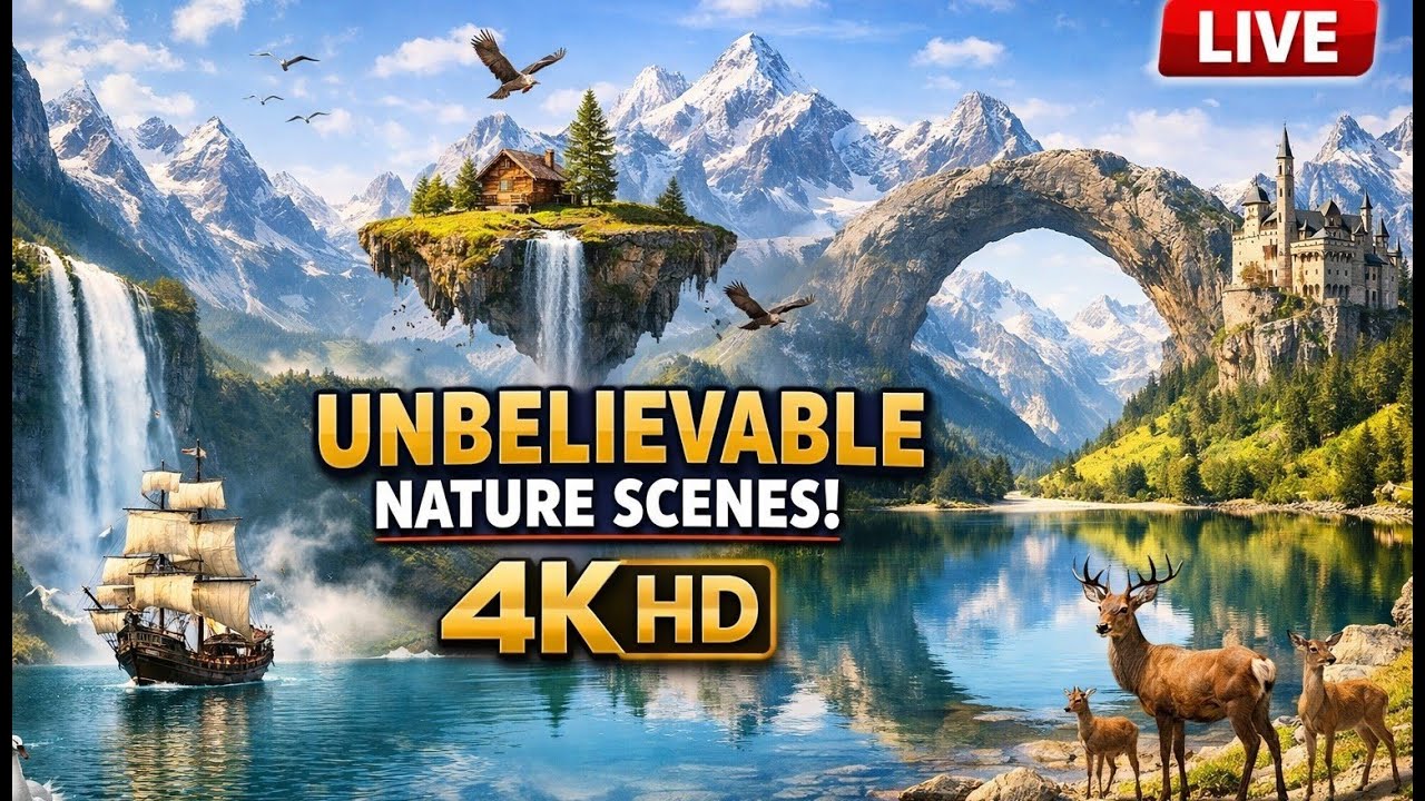 Live Nature Relaxation 🌿 Peaceful Forest Stream & Birdsong for Stress Relief #nature #relaxation #l