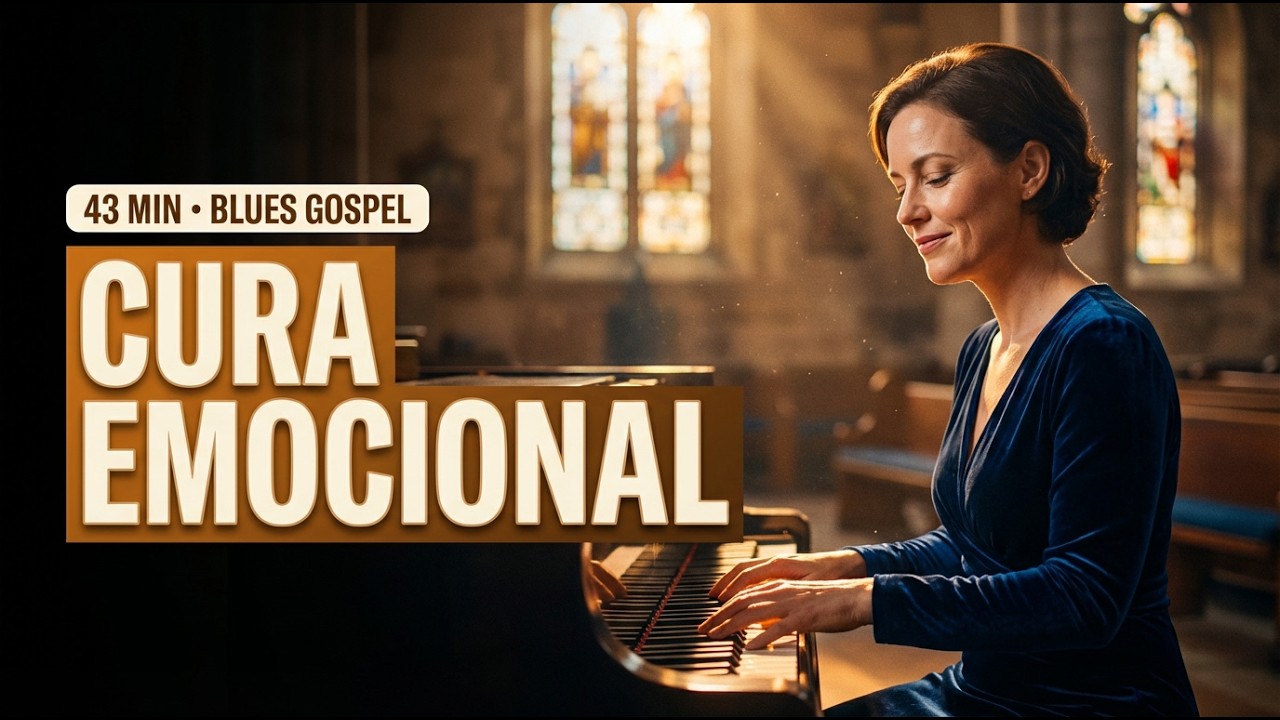 Blues Gospel para Cura Emocional e Paz | Amor Incondicional (10 Louvores)