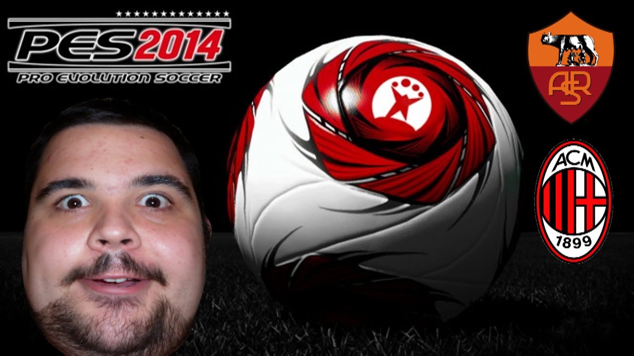 Gameplay Pes 2014 : Arbitro Cornuto xD ( Roma - Milan ) 
