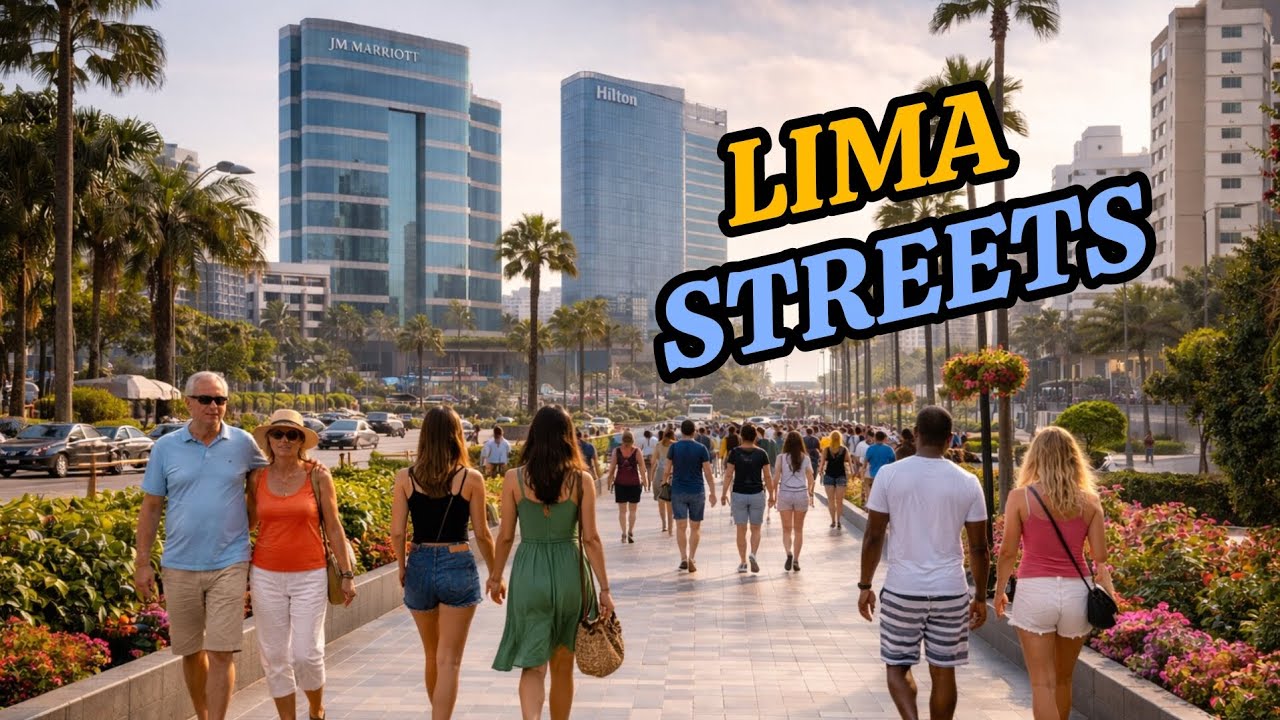 A PERFECT DAY IN LIMA 🇵🇪 | MIRAFLORES WALKING TOUR PERU 4K 