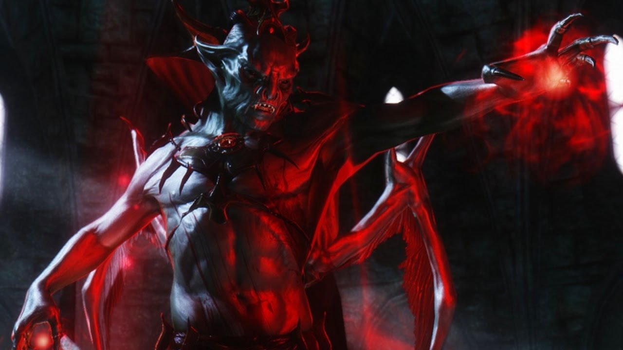 Skyrim DAWNGUARD: LORD HARKON Final Boss Fight [AURIELS BOW] (LEGENDARY)