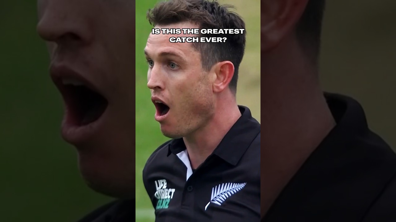 Great catch from Will #WillYoung #BLACKCAPS