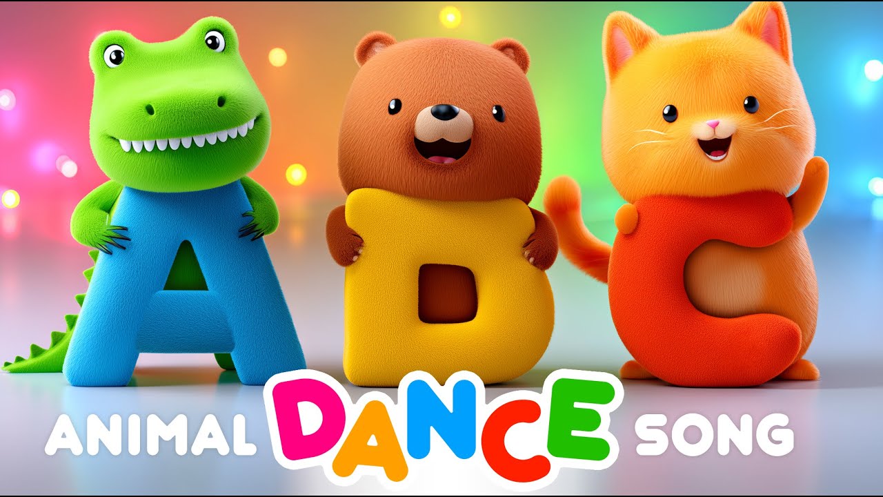 Alphabet Animal Dance Song 🐾 | ABC Song for Kids | Learn Letters with Animals | Fun Nursery Rhyme