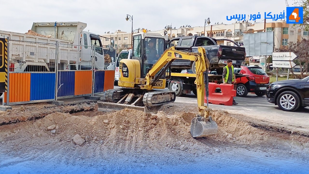 فاس : أخيرا سيتم حل مشكل ازدحام المرور بمدار  شارع محمد السادس المؤدي إلى الطريق السيار