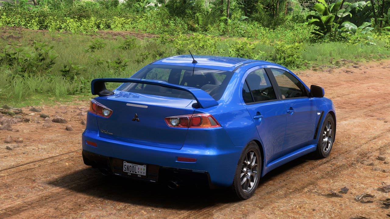 Mitsubishi Lancer Evolution X GSR offroad driving | Forza Horizon 5