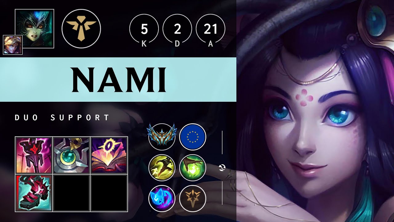 Nami Support vs Karma - EUW Challenger Patch 25.15