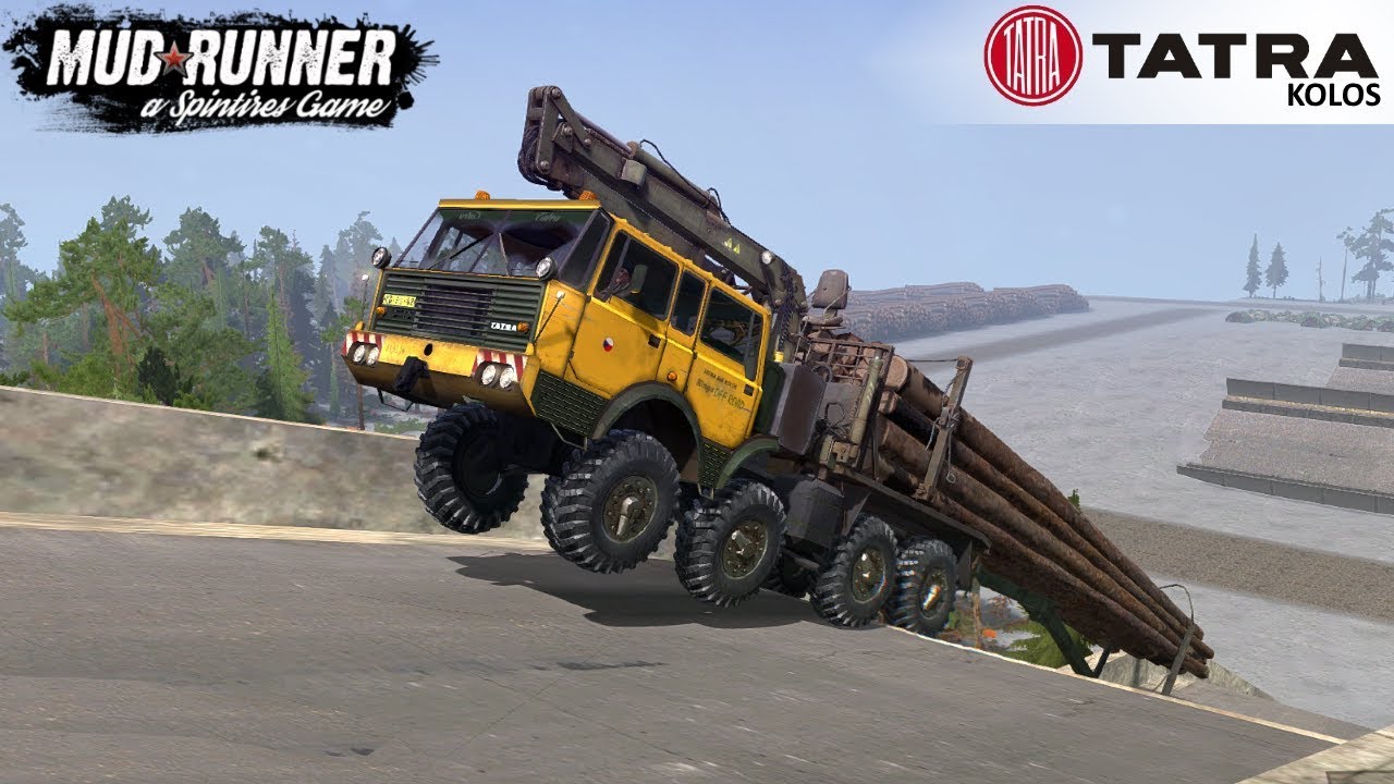 Spintires: MudRunner - TATRA 813 KOLOS KINGS OFF ROAD Endurance Tests under Extreme Conditions