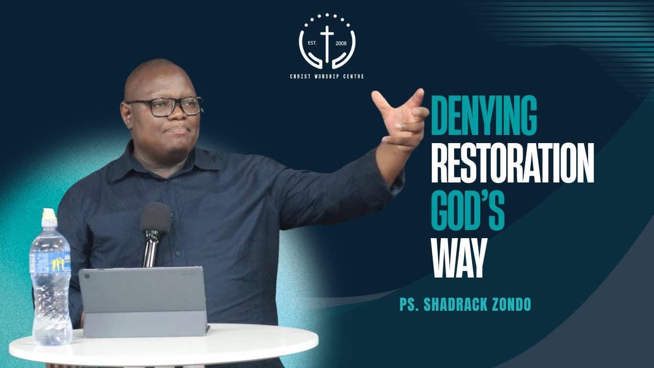 DENYING RESTORATION GOD'S WAY.