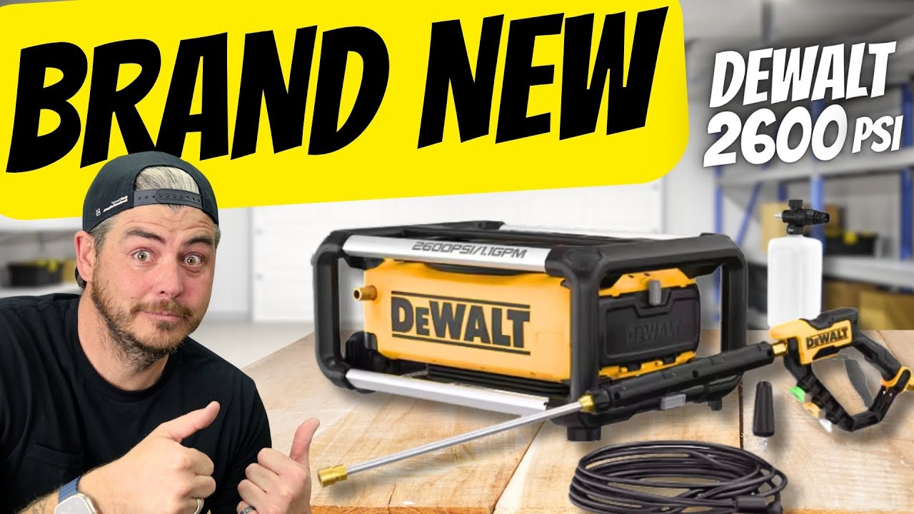 NEW DEWALT 2600psi PRESSURE WASHER | Full Review and Test