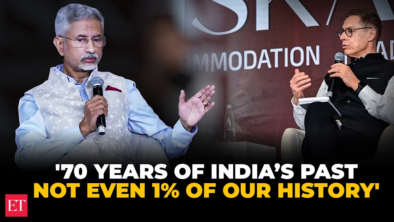 Jaishankar on global order changes: 70 years of past for India is not even 1% of our history