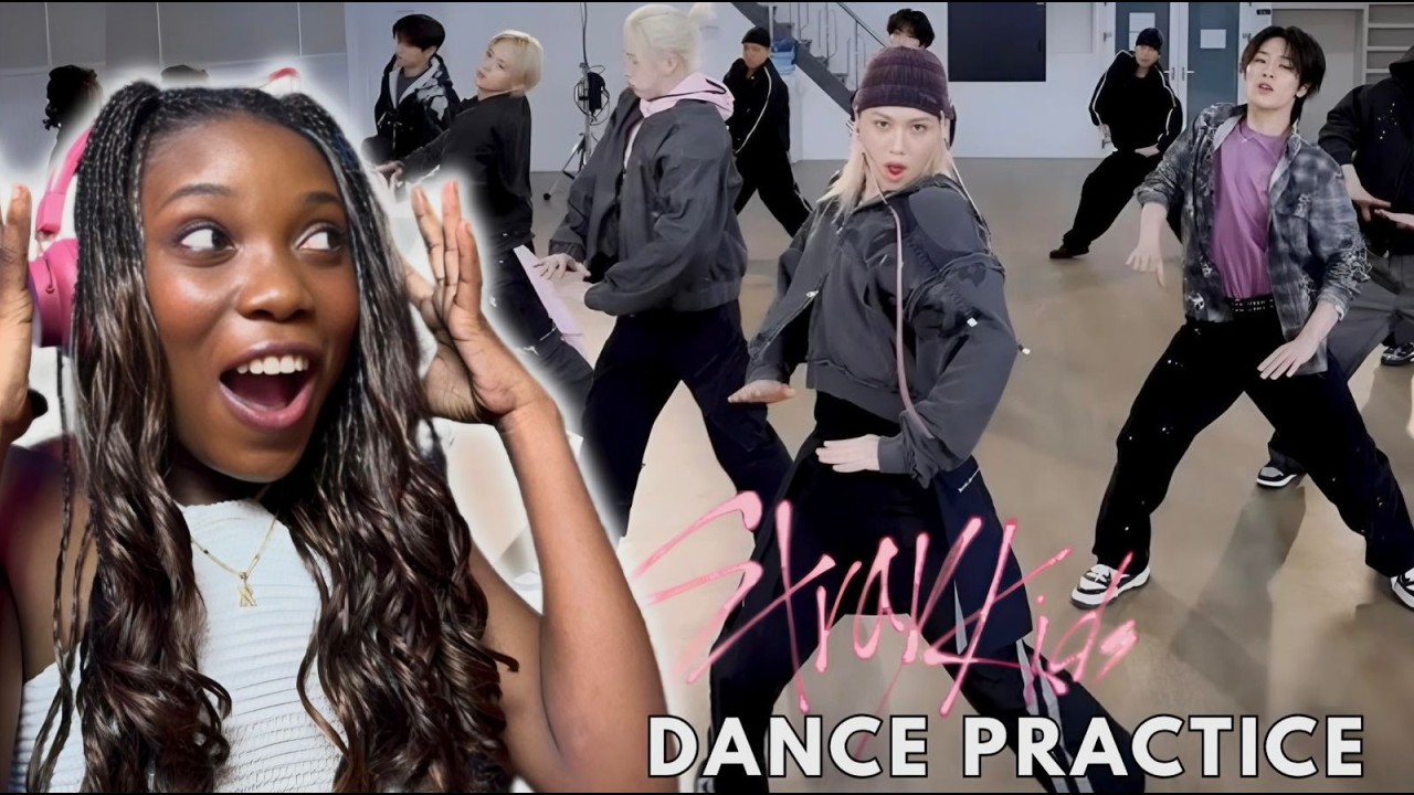 Реакция на видео с репетиции танца Stray Kids 