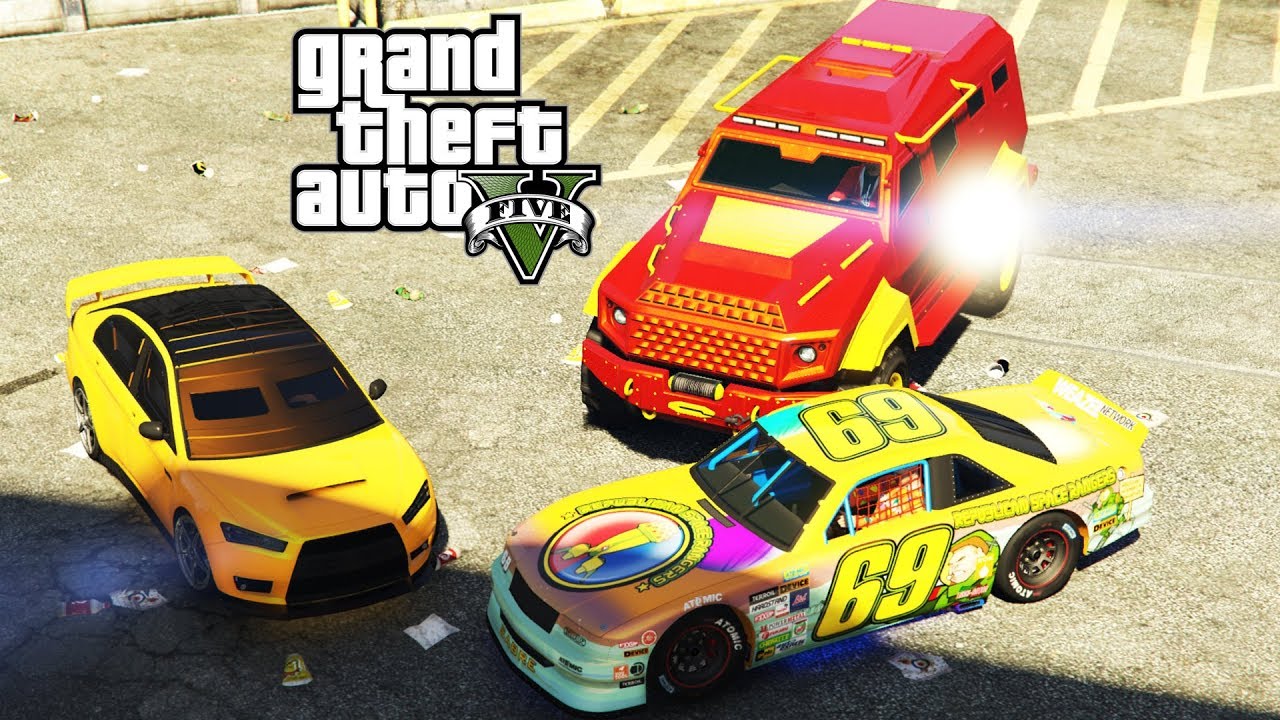 KURUMY INSURGENT VS NASCAR! GTA ONLINE Z EKIPĄ 