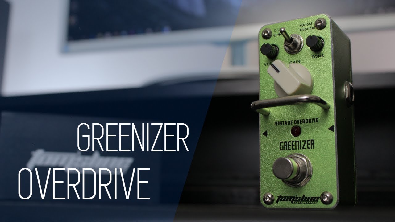 Amazing Cheap Tube Screamer ? Tomsline Greenizer Overdrive Demo