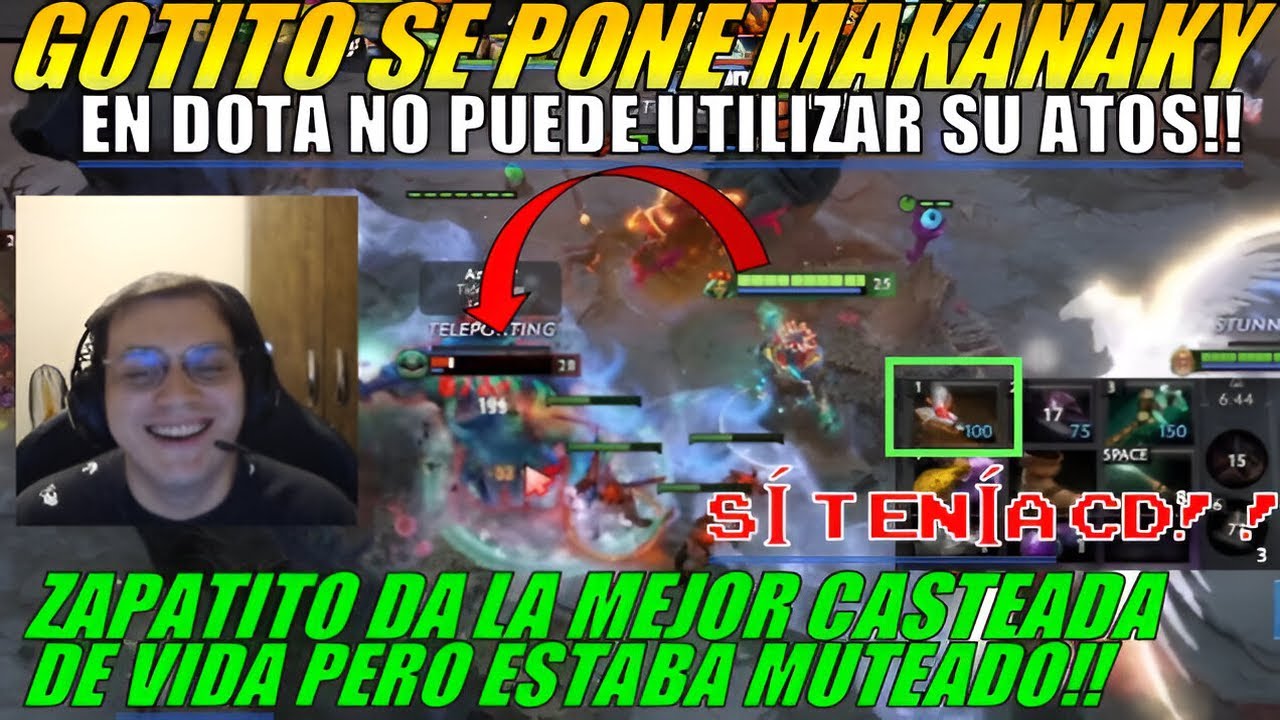 MATTHEW se pone MAKANAKY| En pleno dota NO PUEDE USAR SU ATOS!!