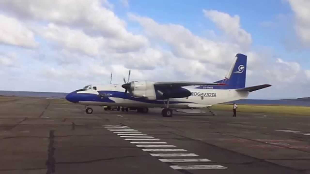 From Baracoa Airport to Havana. Part 1 (An 26, engine failure)