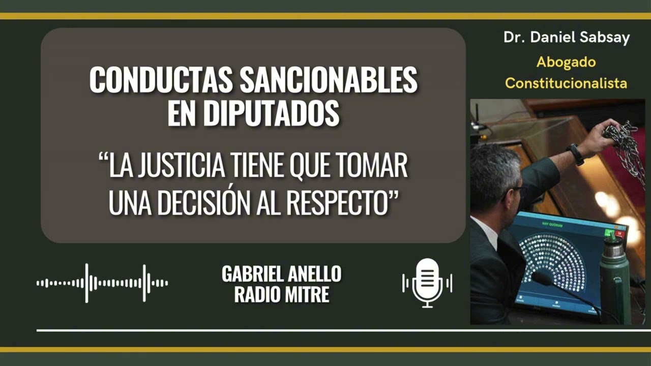 Conductas sancionables en Diputados