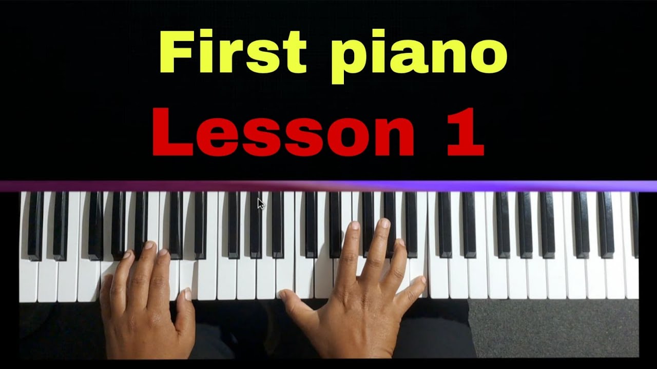 How to Play Piano: Day 1 - EASY First Lesson for Beginners