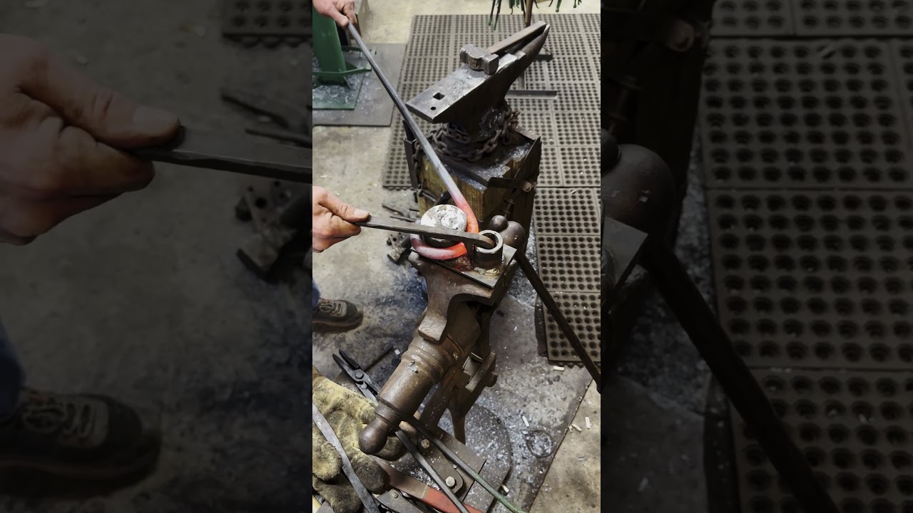 DIY Hand Forged Campfire Tripod