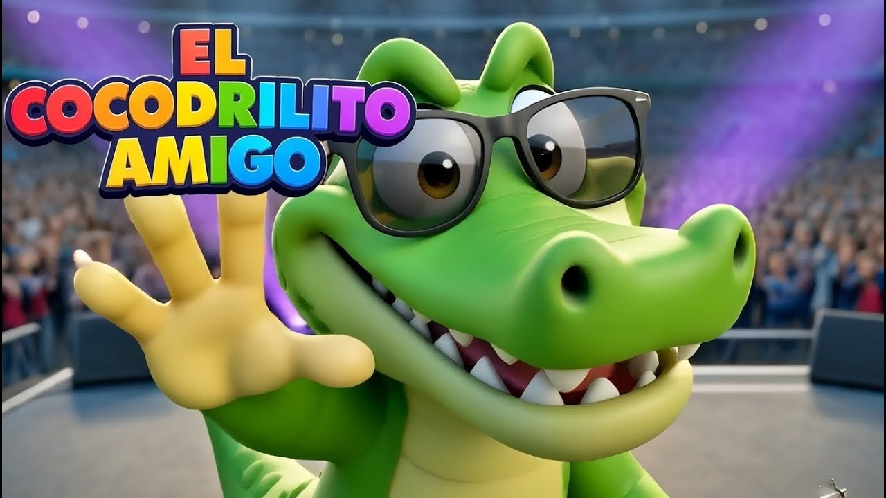 El Cocodrilito Amigo 🐊🥁 | Canción Rock Infantil | Animal Rock Kids