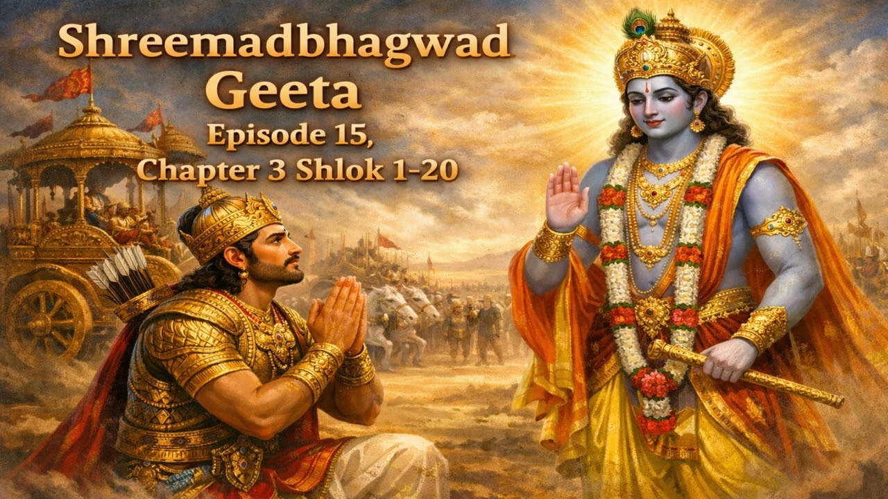 Episode 15 ShrimadBhagwad Geeta Chapter 3 Shlok 01 to 21