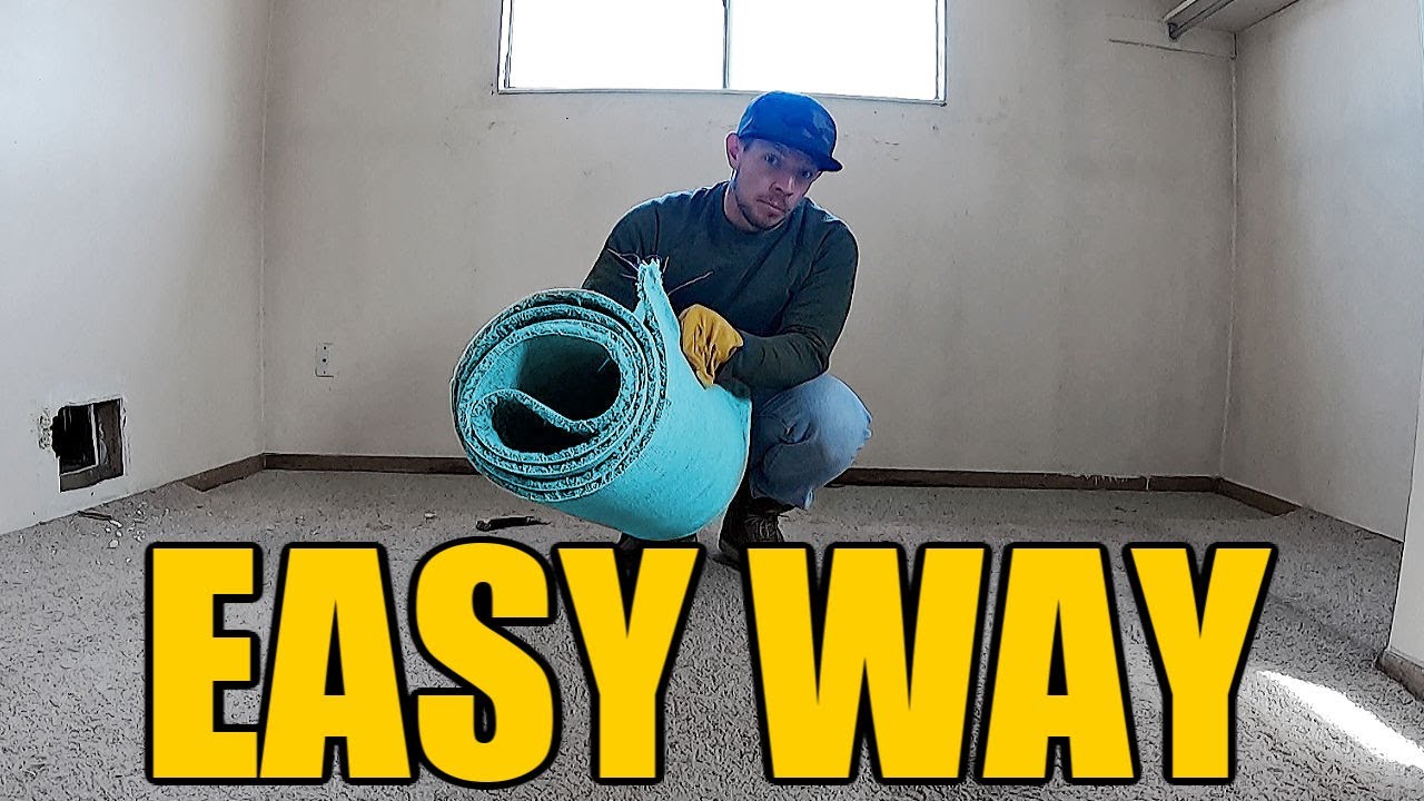 Removing Carpet The EASY WAY