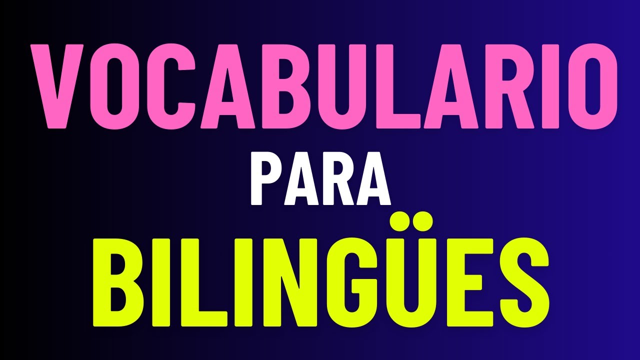 🤯📖 Solo los bilingües dominan este vocabulario en inglés 🇺🇸😱
