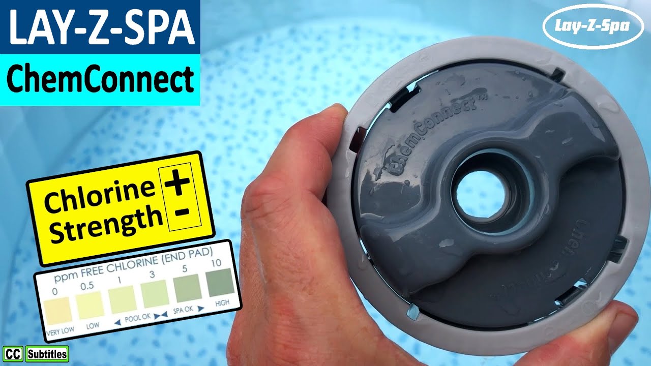 LAY-Z-SPA ChemConnect How to adjust the Chlorine strength output