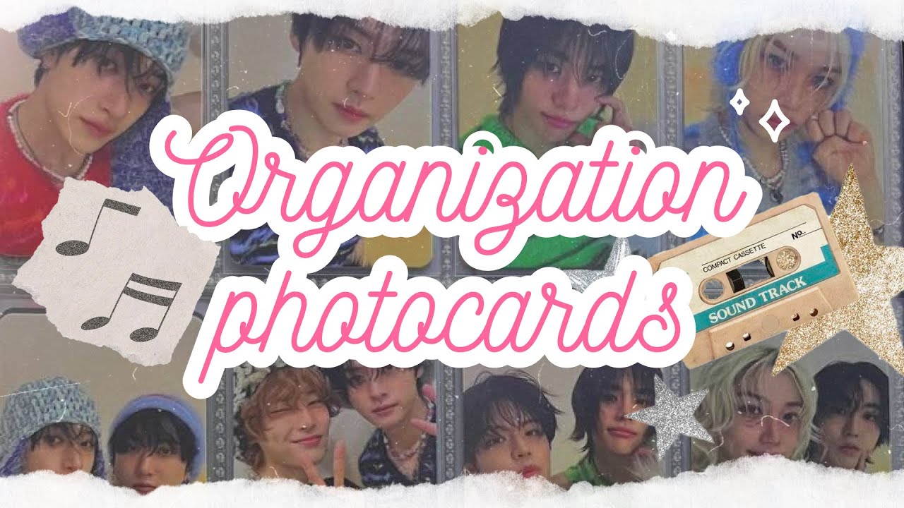 Организация twice, itzy, stray kids и др. / organizing binder kpop photocards Апрель